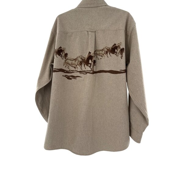 Woolrich Mens L Equestrian‎ Western Button-Up Shirt - Picture 2 of 8